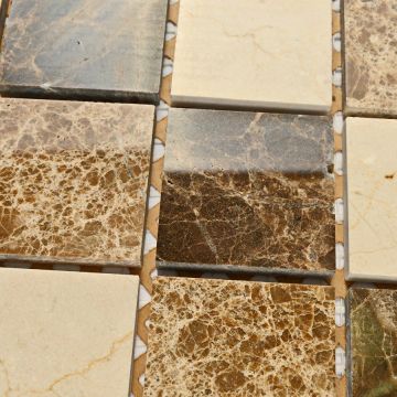 Мозаика Bonaparte (Бонапарт) Turin 48 Полированная 30.5x30.5 см (чип 4,8x4,8 см)