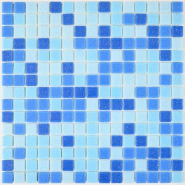 Мозаика Bonaparte (Бонапарт) Aqua 100 (на бумаге) Полуглянцевая 32.7x32.7 см (чип 2x2 см)
