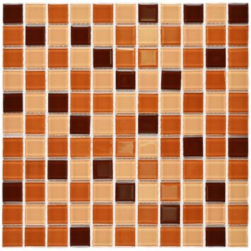 Мозаика Bonaparte (Бонапарт) Coffee Mix Глянцевая 30x30 см (чип 2,5x2,5 см)