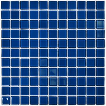 Мозаика Bonaparte (Бонапарт) Deep blu Глянцевая 30x30 см (чип 2,5x2,5 см)