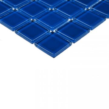 Мозаика Bonaparte (Бонапарт) Deep blu Глянцевая 30x30 см (чип 2,5x2,5 см)