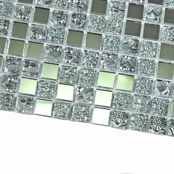 Мозаика Bonaparte (Бонапарт) Mirror Глянцевая 30x30 см (чип 1,5x1,5 см)