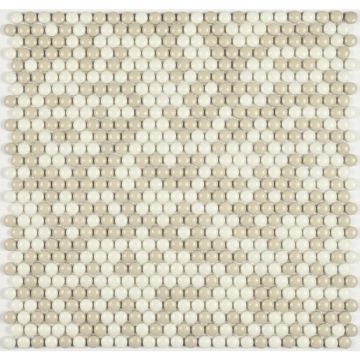 Мозаика Bonaparte (Бонапарт) Pixel cream Глянцевая 32.5x31.8 см