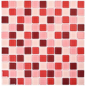 Мозаика Bonaparte (Бонапарт) Plum mix Глянцевая 30x30 см (чип 2,5x2,5 см)