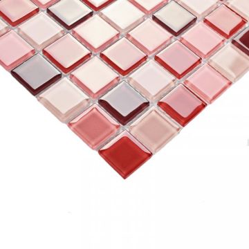 Мозаика Bonaparte (Бонапарт) Plum mix Глянцевая 30x30 см (чип 2,5x2,5 см)