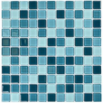 Мозаика Bonaparte (Бонапарт) Sea wave-1 Глянцевая 30x30 см (чип 2,5x2,5 см)