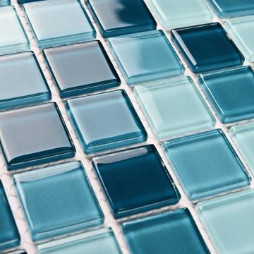 Мозаика Bonaparte (Бонапарт) Sea wave-1 Глянцевая 30x30 см (чип 2,5x2,5 см)