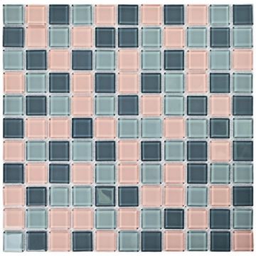 Мозаика Bonaparte (Бонапарт) Set mix Глянцевая 30x30 см (чип 2,5x2,5 см)