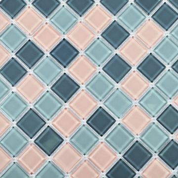 Мозаика Bonaparte (Бонапарт) Set mix Глянцевая 30x30 см (чип 2,5x2,5 см)