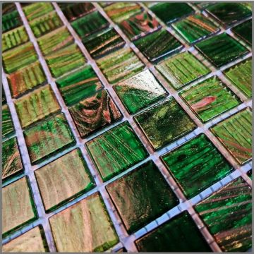 Мозаика Bonaparte (Бонапарт) Verde Полуглянцевая 32.7x32.7 см (чип 2x2 см)