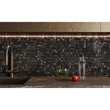 Мозаика Bonaparte (Бонапарт) Arabika Полуглянцевая 32.7x32.7 см (чип 2x2 см)