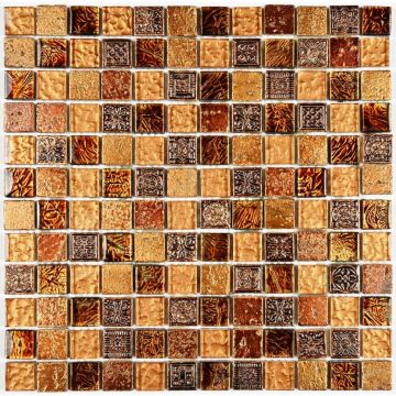 Мозаика Bonaparte (Бонапарт) Antik-2 Глянцевая 30x30 см (чип 2,3x2,3 см)