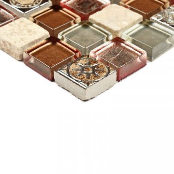 Мозаика Bonaparte (Бонапарт) Fantasy Глянцевая 30.6x30.6 см (чип 2x2 см)