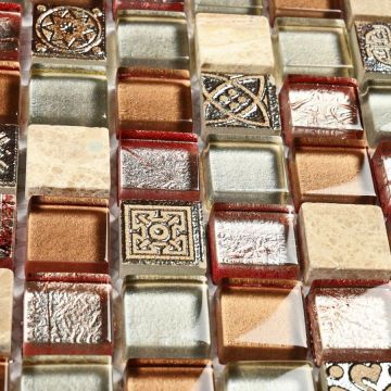 Мозаика Bonaparte (Бонапарт) Fantasy Глянцевая 30.6x30.6 см (чип 2x2 см)