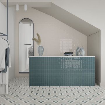 Настенная плитка Wow (Вау) Fayenza Square Deep White 12.5x12.5 см