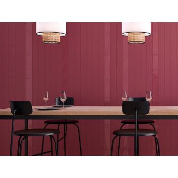 Настенная плитка Wow (Вау) Grace Berry Gloss 7.5x30 см, глянцевая