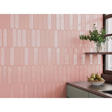 Настенная плитка Wow (Вау) Grace O Blush Matt 7.5x30 см