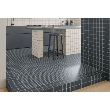Керамогранит Wow (Вау) Raster Grid M Deep Blue 15x15 см