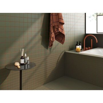 Керамогранит Wow (Вау) Raster Grid M Moss 15x15 см
