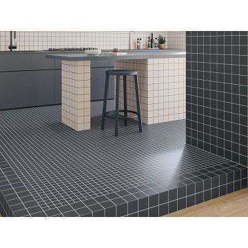 Керамогранит Wow (Вау) Raster Grid S Basalt 15x15 см
