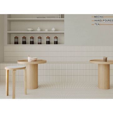 Керамогранит Wow (Вау) Raster Grid S Off White 15x15 см