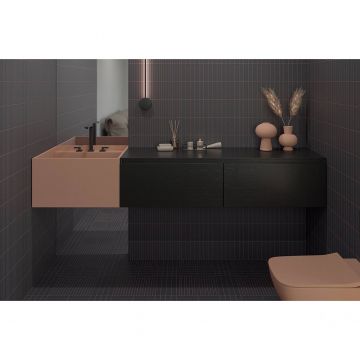 Керамогранит Wow (Вау) Raster Line M Basalt 15x15 см