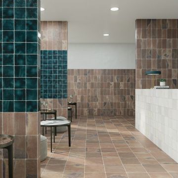 Керамогранит Wow (Вау) Roots White S Gloss 11x11 см, глянцевый