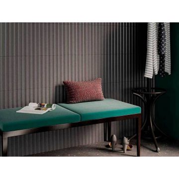 Настенная плитка Wow (Вау) Stripes Graphite Stone 7.5x30 см