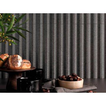 Настенная плитка Wow (Вау) Stripes Graphite Stone 7.5x30 см