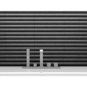 Настенная плитка Wow (Вау) Stripes Graphite Stone 7.5x30 см