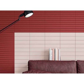 Настенная плитка Wow (Вау) Stripes Liso XL Dove 7.5x30 см