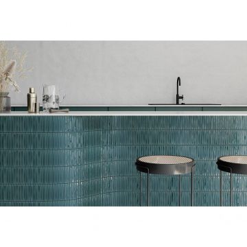 Керамогранит Wow (Вау) Sweet Bars Teal Gloss 11.6x11.6 см, глянцевый