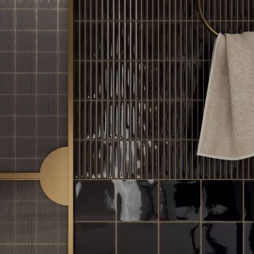 Настенная плитка Wow (Вау) Sweet Bars Ebony 12.5x25 см