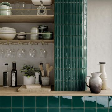 Настенная плитка Wow (Вау) Sweet Bars Royal Green 12.5x25 см