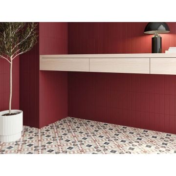 Настенная плитка Wow (Вау) Texiture Garnet 6.25x25 см