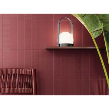 Настенная плитка Wow (Вау) Texiture Pattern Mix Garnet 6.25x25 см