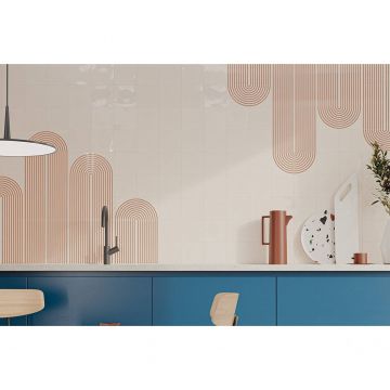 Настенная плитка Wow (Вау) Twister T Greige 12.5x12.5 см