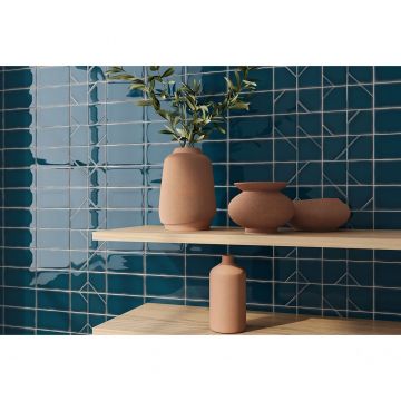 Настенная плитка Wow (Вау) Yoko Origami Marine 6.25x12.5 см