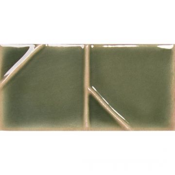 Настенная плитка Wow (Вау) Yoko Origami Moss 6.25x12.5 см