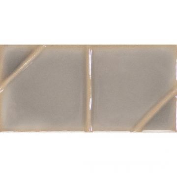 Настенная плитка Wow (Вау) Yoko Origami Pewter 6.25x12.5 см