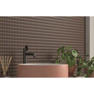 Керамическая плитка Wow (Вау) 3D Bars Bevel Onix Matt 12,5x25 см