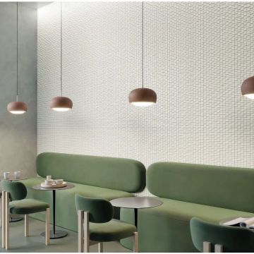 Керамическая плитка Wow (Вау) 3D Bars Bevel Quartz Gloss 12,5x25 см