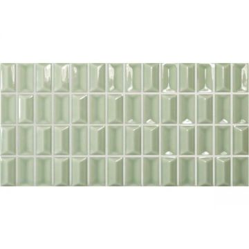 Керамическая плитка Wow (Вау) 3D Bars Diamond Jade Gloss 12,5x25 см