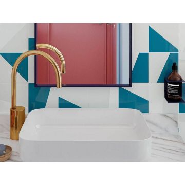 Керамическая плитка Wow (Вау) Duo Cyan 15x15 см