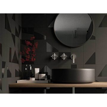 Керамическая плитка Wow (Вау) Duo Graphite 15x15 см