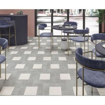 Керамогранит Wow (Вау) Puzzle Elle Floor Graphite Stone 18.5x18.5 см