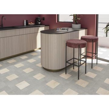 Керамогранит Wow (Вау) Puzzle Elle Floor Grey Stone 18.5x18.5 см