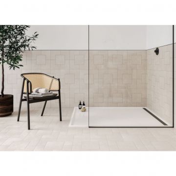 Керамогранит Wow (Вау) Puzzle Elle Floor White Stone 18.5x18.5 см