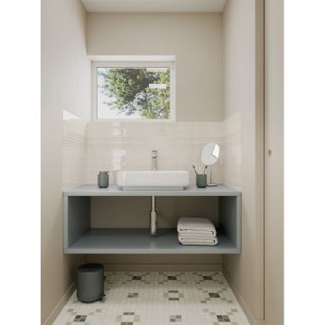 Керамическая плитка Wow (Вау) Fayenza Belt Deep White 6,25x12,5 см