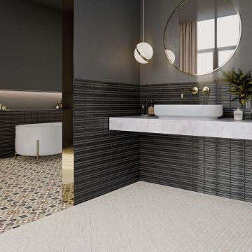 Керамическая плитка Wow (Вау) Fayenza Belt Ebony 6,25x12,5 см